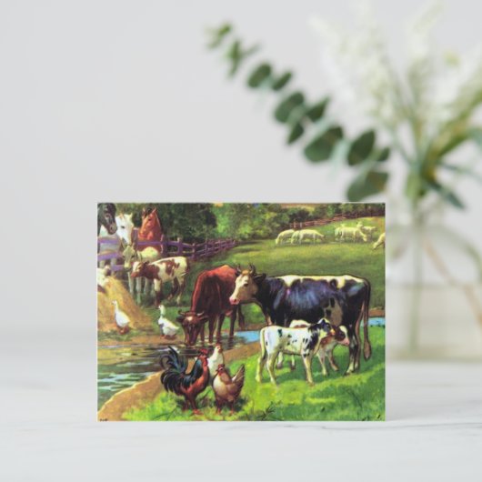 Boerderij Briefkaart (Staand voorkant)