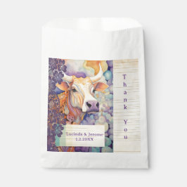 Boerderij Bruiloft dank u Bedankzakje