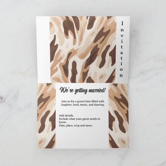 Boerderij bruiloft Koeienhuid Print 5 (Binnen)