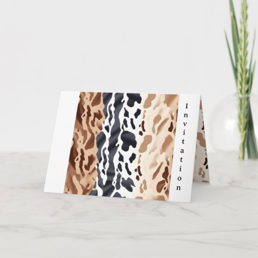 Boerderij bruiloft Koeienhuid print 6 (Voorkant)