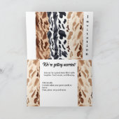 Boerderij bruiloft Koeienhuid print 6 (Binnen)