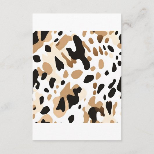 Boerderij Bruiloft Koeienhuid Print Informatiekaartje (Voorkant)