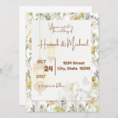 Boerderij bruiloft uitnodiging (Voorkant / Achterkant)