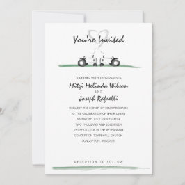 Boerderij bruiloft uitnodiging — Classic Style