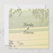 Boerderij bruiloft uitnodigingen (Achterkant)