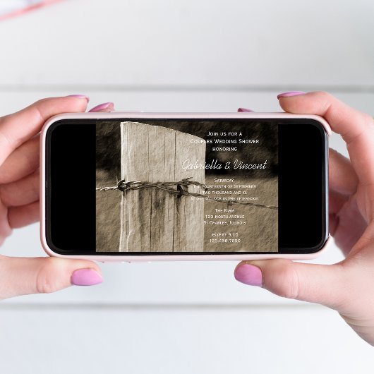 Boerderij bruiloft voor  van landelijke hek kaart