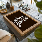 Boerderij bruin Christelijke Grace op genade Poster