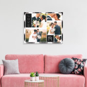 Boerderij Buffalo Check Bruiloft Foto Collage Canvas Afdruk (Insitu (Woonkamer))