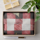 Boerderij Buffalo Check Decoupage Tissuepapier (Geschenk)