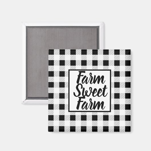 Boerderij Buffalo Check Magneet (Voorkant / Achterkant)
