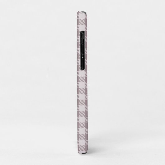 Boerderij Buffalo Check Plaid Beige Monogram Case-Mate iPhone Case (Achterkant/links)