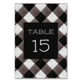 Boerderij Buffalo Plaid Check Rustieke bruiloft Kaart (Voorkant)