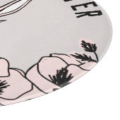 Boerderij Bunny Magnolia Bloem Pasen Snijplank (Hoek)