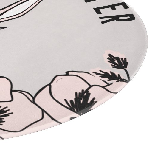 Boerderij Bunny Magnolia Bloem Pasen Snijplank (Hoek)