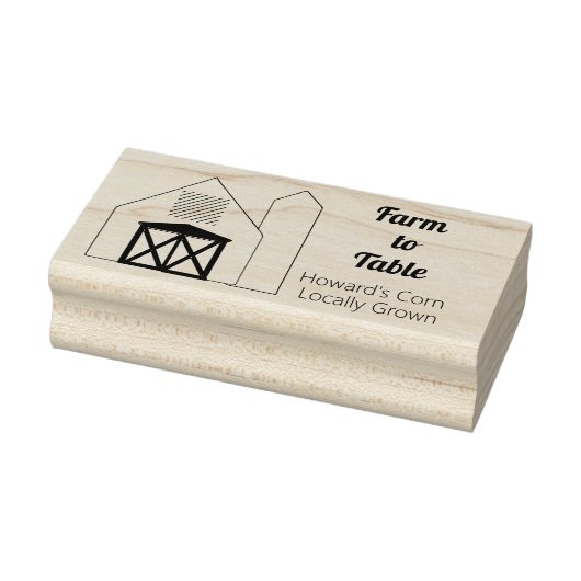 Boerderij Business Barn en Silo Art Stamp Rubberstempel (Stempel)
