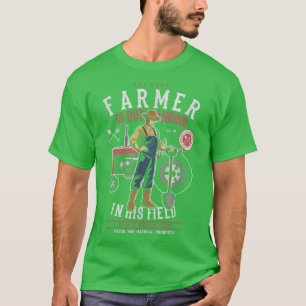 Boerderij Cadeau voor boerenmarkt met  tractor T-shirt