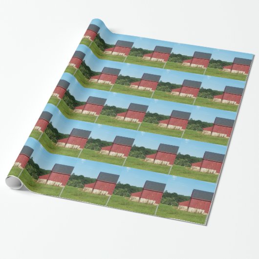Boerderij Cadeaupapier (Uitgerold)