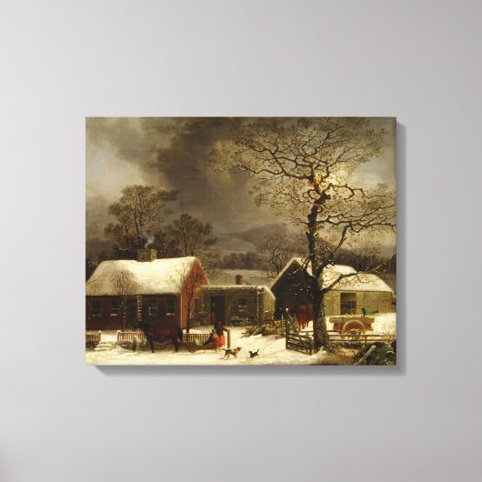 Boerderij Canvas Afdruk (Voorkant)