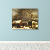 Boerderij Canvas Afdruk (Insitu (Houten vloer))