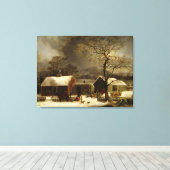 Boerderij Canvas Afdruk (Insitu (Houten vloer))