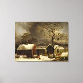  Boerderij Canvas Afdruk