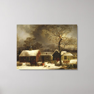 Boerderij Canvas Afdruk