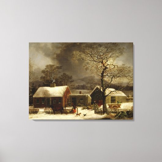 Boerderij Canvas Afdruk (Voorkant)