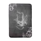 Boerderij Chalkboard Franse land thee pot Badmat (Voorkant Verticaal)