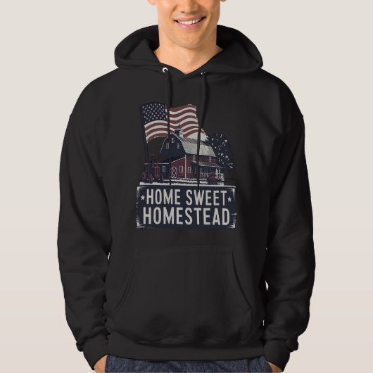 Boerderij Charm: Home Sweet Homestead Hoodie (Voorkant)