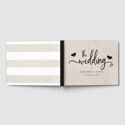 Boerderij Chic | Moderne rustieke bruiloft Gastenboek (Volledig)