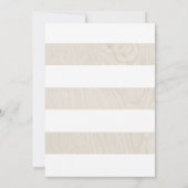 Boerderij Chic | Wit Hout met Koe Bruiloft Kaart (Achterkant)