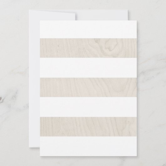 Boerderij Chic | Wit Hout met Koe Bruiloft Kaart (Achterkant)