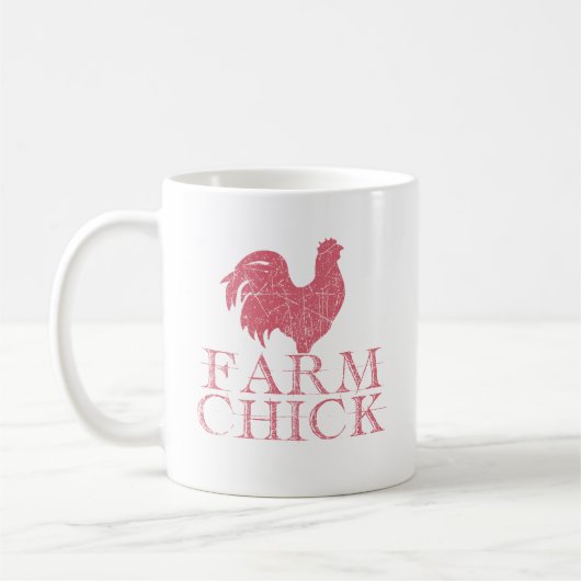 Boerderij Chick Coffee Cup – Leuk cadeau voor het Koffiemok (Links)