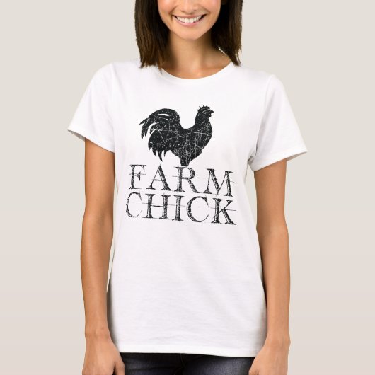 Boerderij Chick Women's Shirt - Country Life Lover (Voorkant)