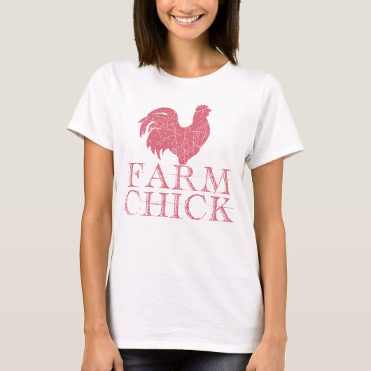 Boerderij Chick Women's T-shirt - Schattige Countr (Voorkant)