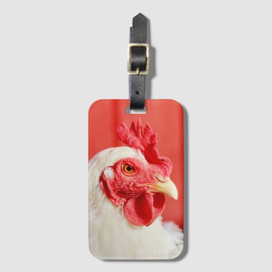 Boerderij Chicken Bagagelabel (Voorkant (verticaal))