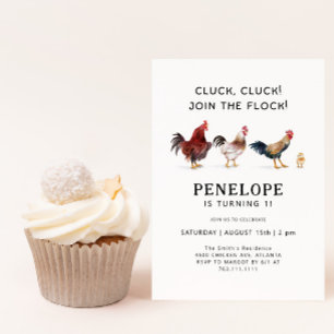 Boerderij Chicken Birthday Kaart
