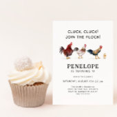 Boerderij Chicken Birthday Kaart