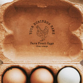 Boerderij Chicken Boerderij Fresh Eggs Stamp Rubberstempel
