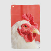 Boerderij Chicken Golfhanddoek (Voorkant)