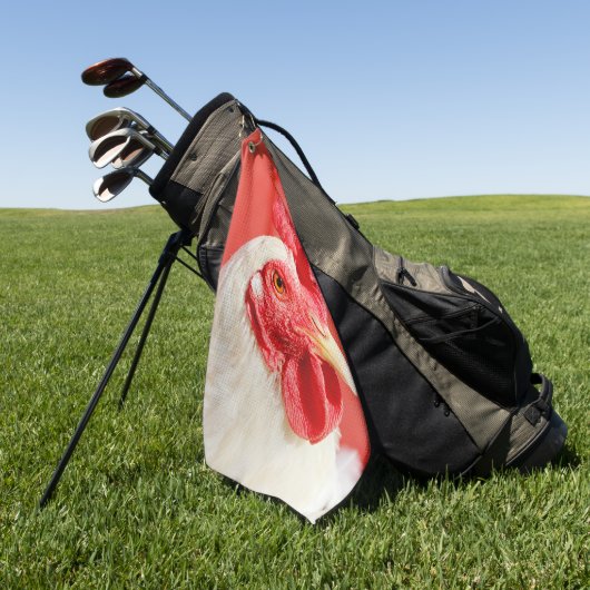 Boerderij Chicken Golfhanddoek (Groen)