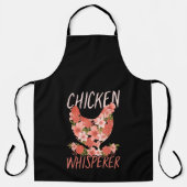 Boerderij Chicken Lover Chicken Whisper Schort (Voorkant)