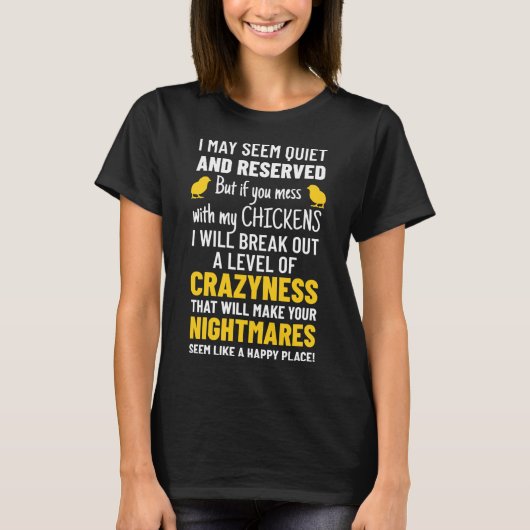 Boerderij Chicken Lover T-shirt (Voorkant)