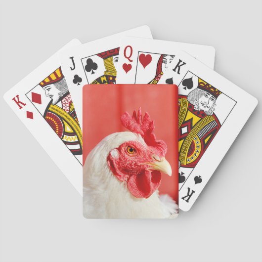 Boerderij Chicken Pokerkaarten (Achterkant)
