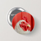 Boerderij Chicken Ronde Button 5,7 Cm (Voorkant /achterkant)