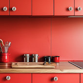 Boerderij Chickens Red Barn Land Keramische Knop