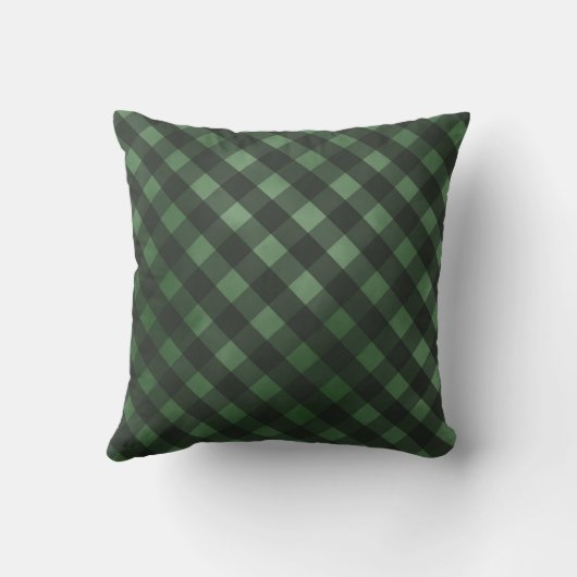 Boerderij Christmas Plaid familienaam Kussen (Achterkant)