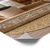 Boerderij Coffee Bar Stilleven Decor | Poster (Hoek)