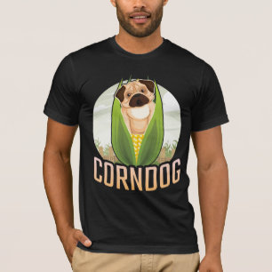 Boerderij corn Dog met sleepmaten T-shirt