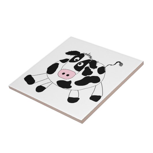 Boerderij Cow Tegeltje (Zijkant)